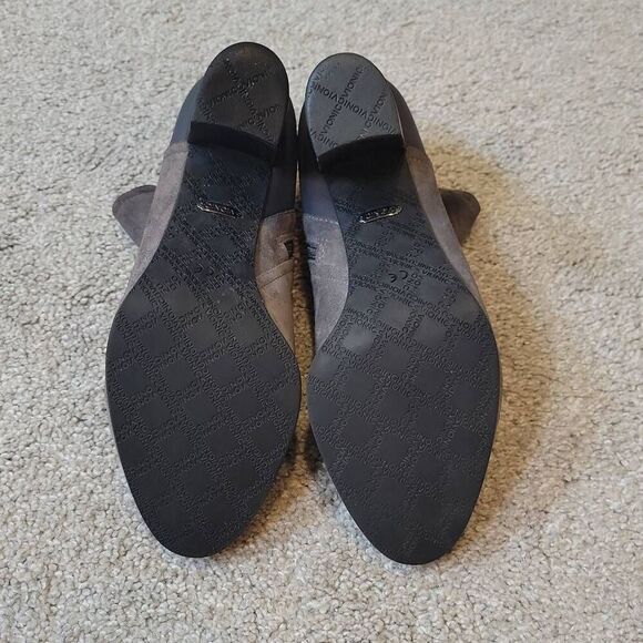 Vionic Orthaheel Perk Whitney Suede High Heel Ankle Boots Grey Size 9 - Picture 8 of 8